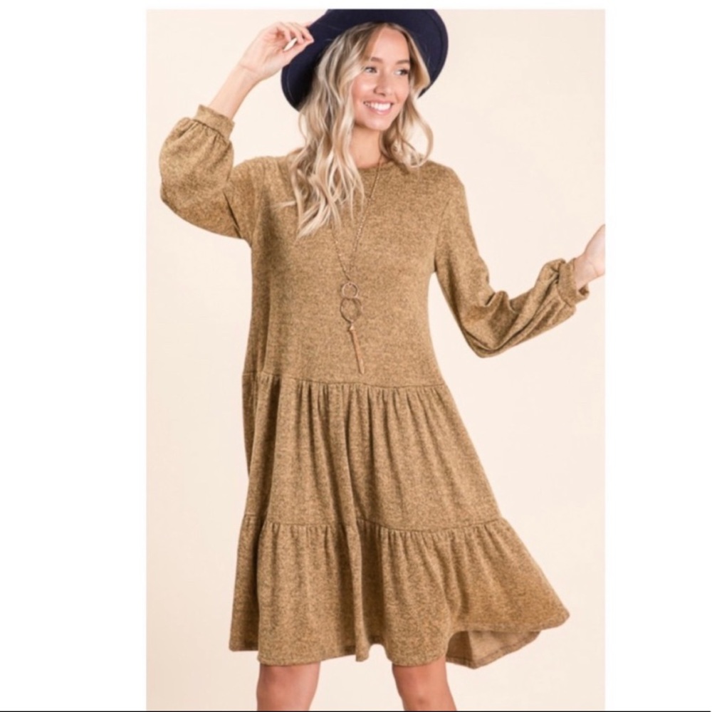 REB in J Round Neck Tiered Look Relaxed Fit Dress - Picture 7 of 11